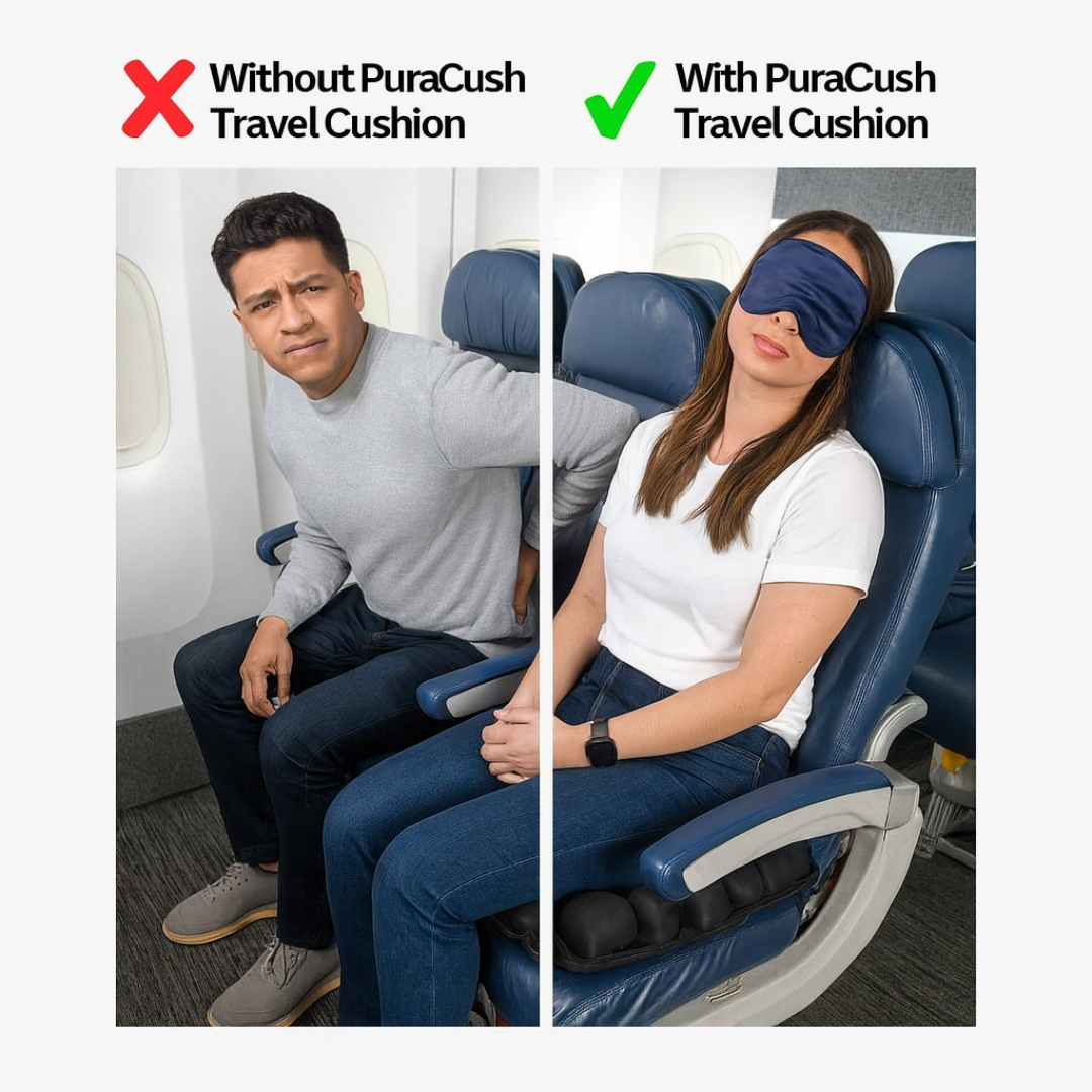 PuraCush™ – Finally, Enjoy Every Trip Without Pain