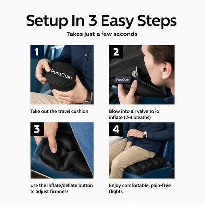 PuraCush™ – Finally, Enjoy Every Trip Without Pain